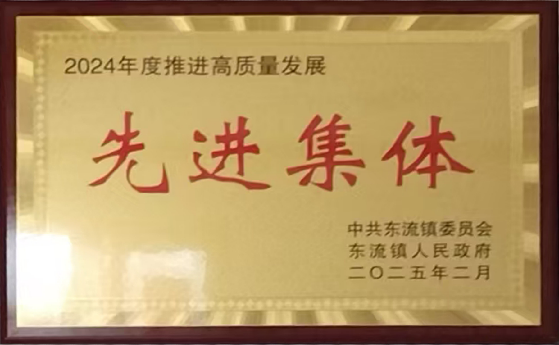 雙怡針織2024年度高質(zhì)量發(fā)展先進(jìn)集體